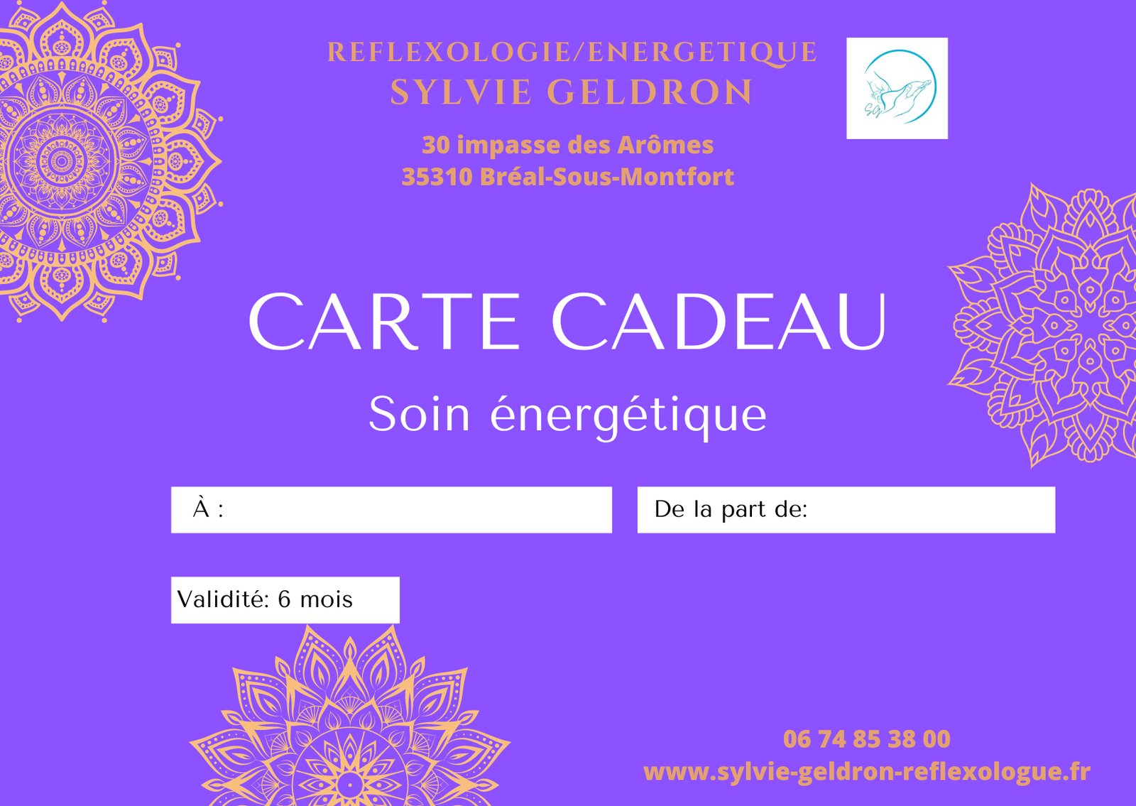 Carte cadeau sylvie geldron 1